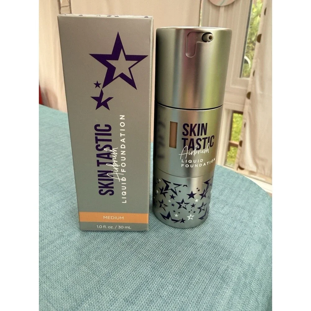 LWYA Skintastic Airbrush Liquid Foundation Medium Full Coverage 1.0 oz NIB